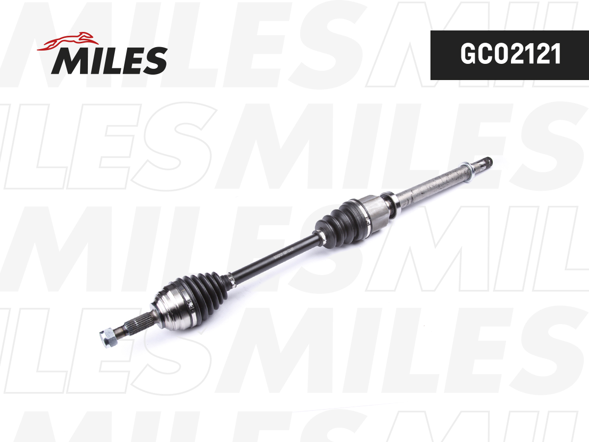 Привод в сборе renault megane II 1.4-1.5d 03-09 прав. ( gc02117) - Miles GC02121