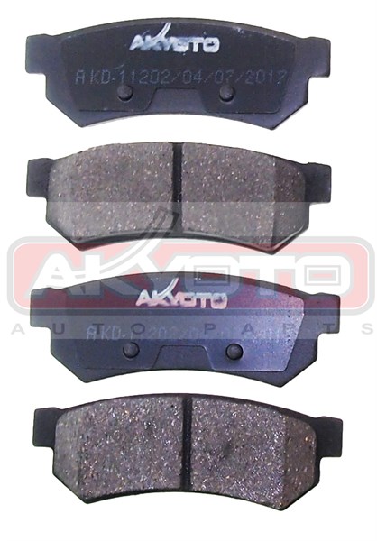 Колодки тормозные дисковые задние - Akyoto AKD-11202
