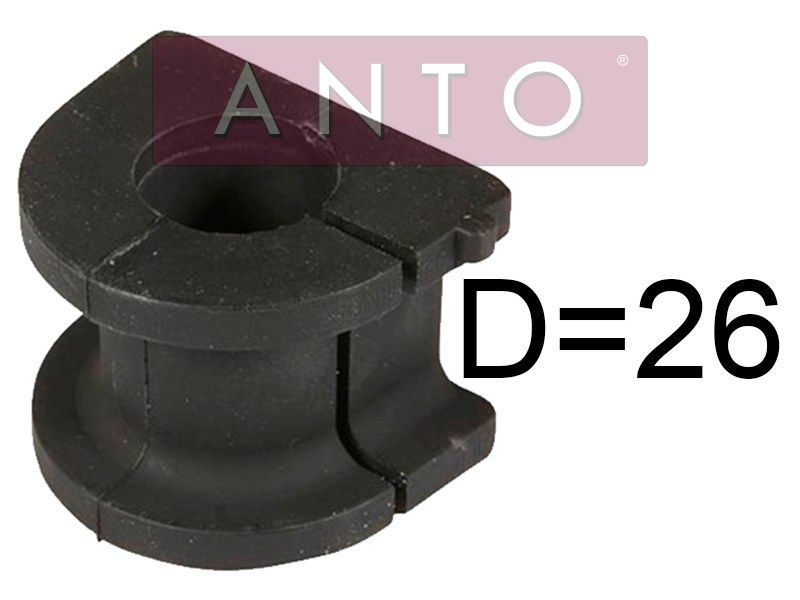 Втулка заднего стабилизатора D26 mitsubishi pajero ivmontero 06- ANTO                ASB23527
