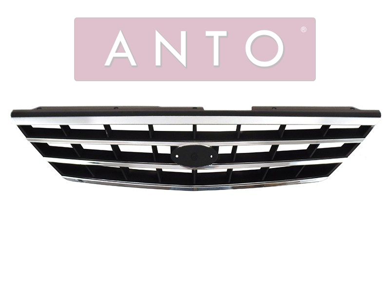 Решетка KIA spectra 01- 4D черная с хромом - ANTO ASB45476
