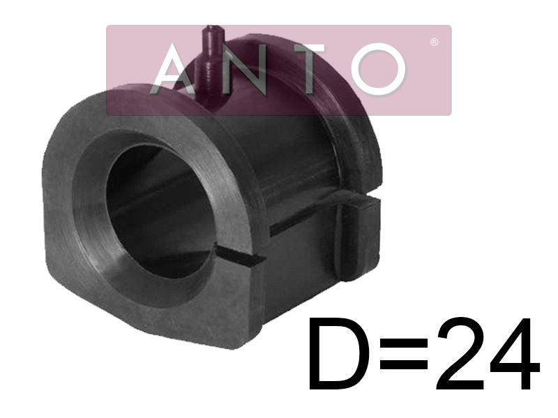 Втулка переднего стабилизатора D24 mitsubishi lancer CS 00-09 - ANTO ASB51238