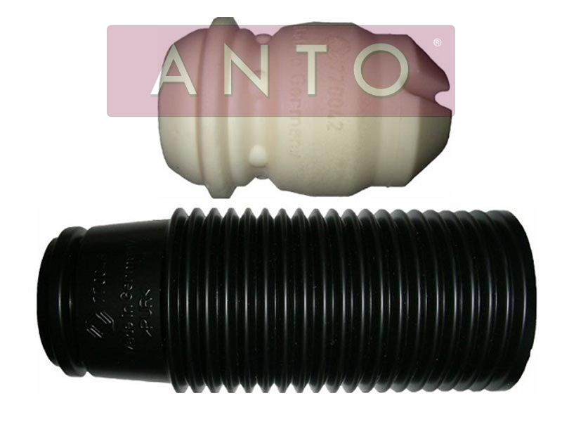 Пыльник пластиковый с пенополиуретановым отбойником амортизатора универсальный (длин. отб) 20-22 мм - ANTO ASB65023