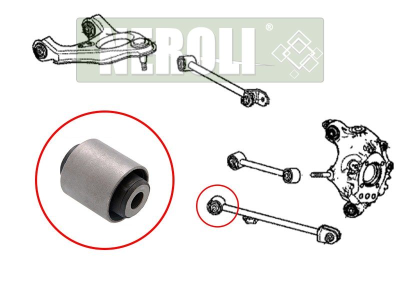 сайлентблок задней продольной тяги honda accord 08-12crosstour 10-acura TSX 09-14mazda 3 13- - NEROLI N1A22844
