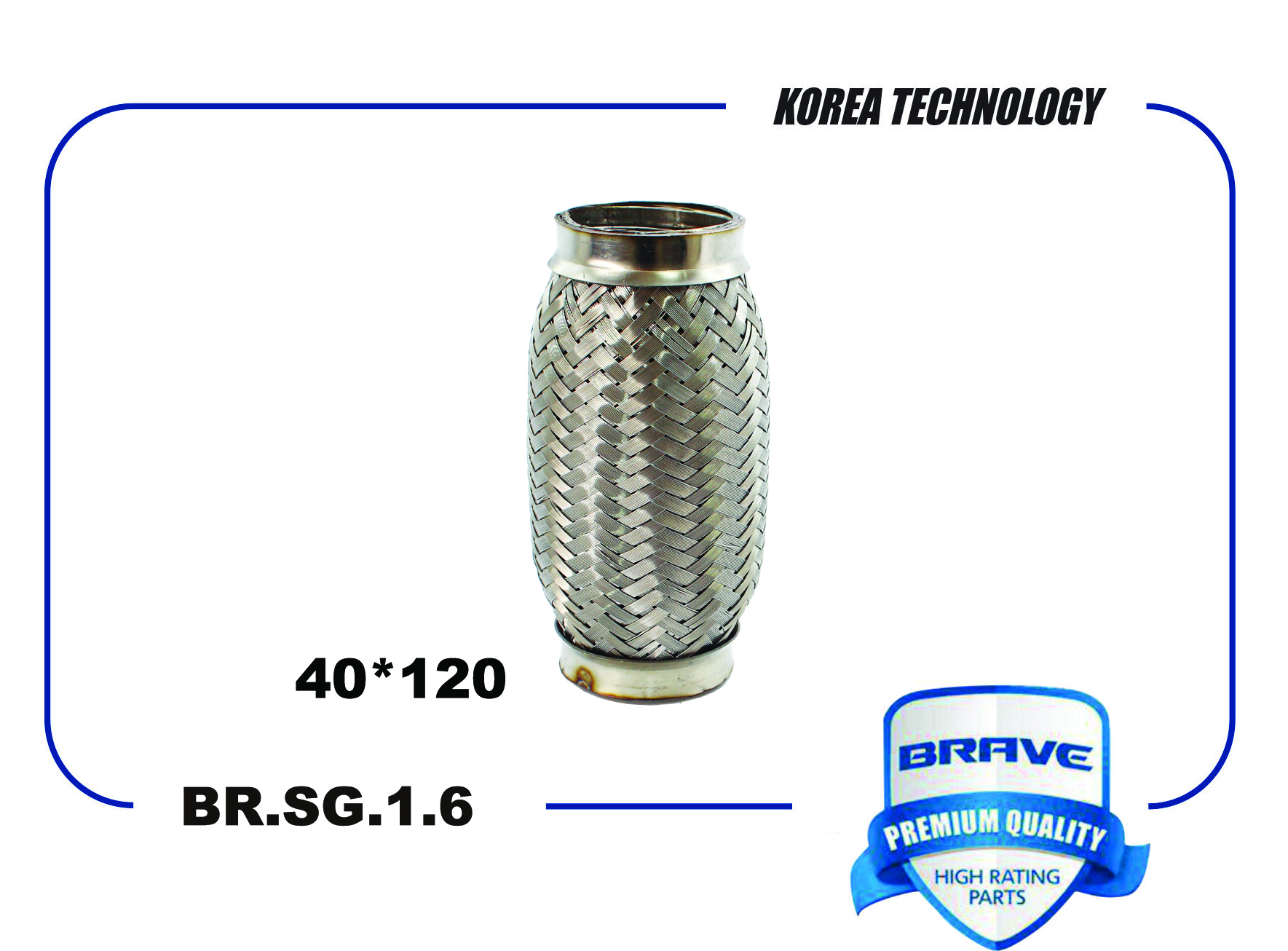 Гофра глушителя - Brave BR.SG.1.6