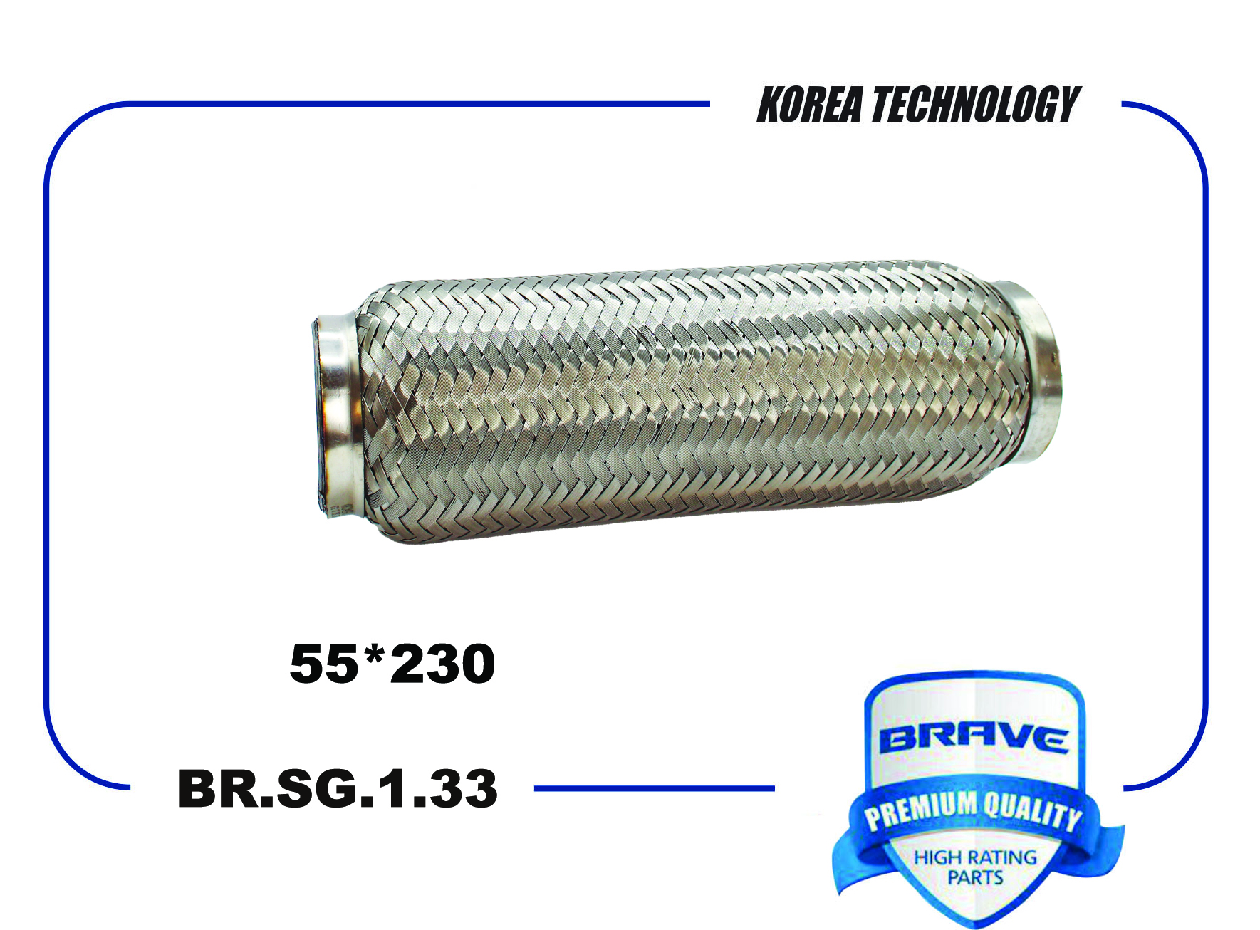 Гофра глушителя - Brave BR.SG.1.33