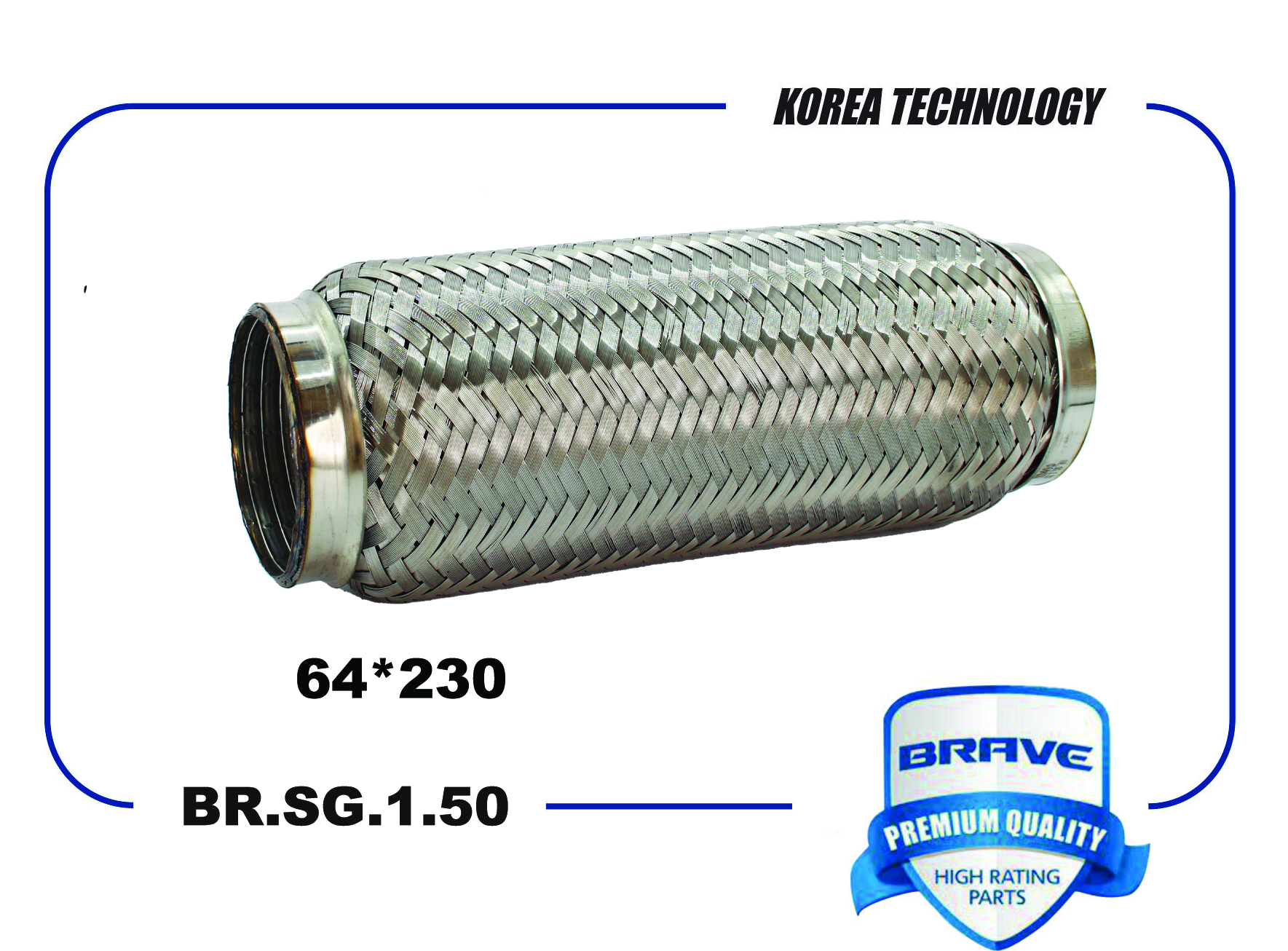 Гофра глушителя - Brave BR.SG.1.50