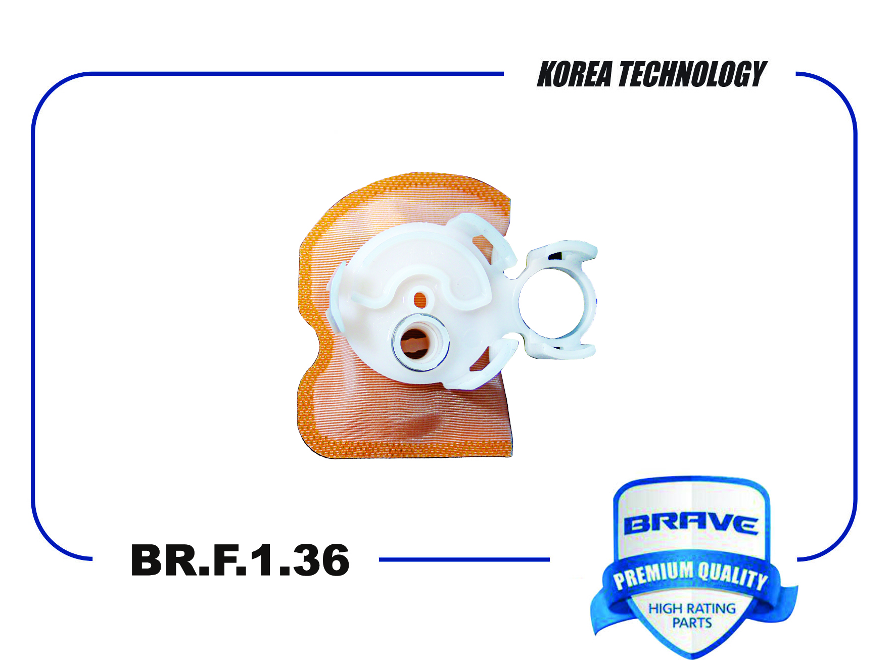Фильтр грубой очистки сетка - Brave BR.F.1.36