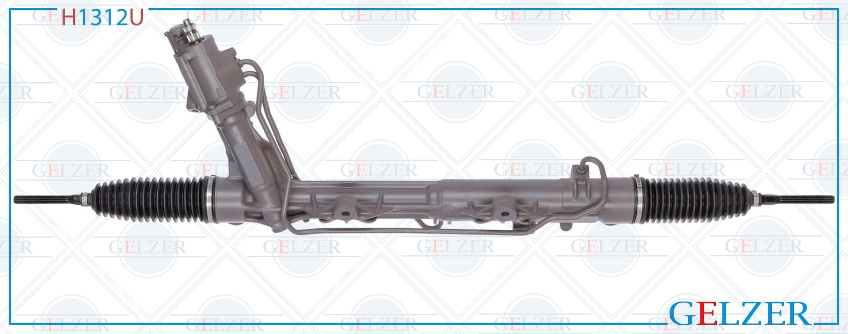Рулевой механизм ГУР BMW 7 F01 LCI ,02 LCI ,03 lci, BMW 7 f01,02,03,04 (Ориг.восст) - GELZER H1312U