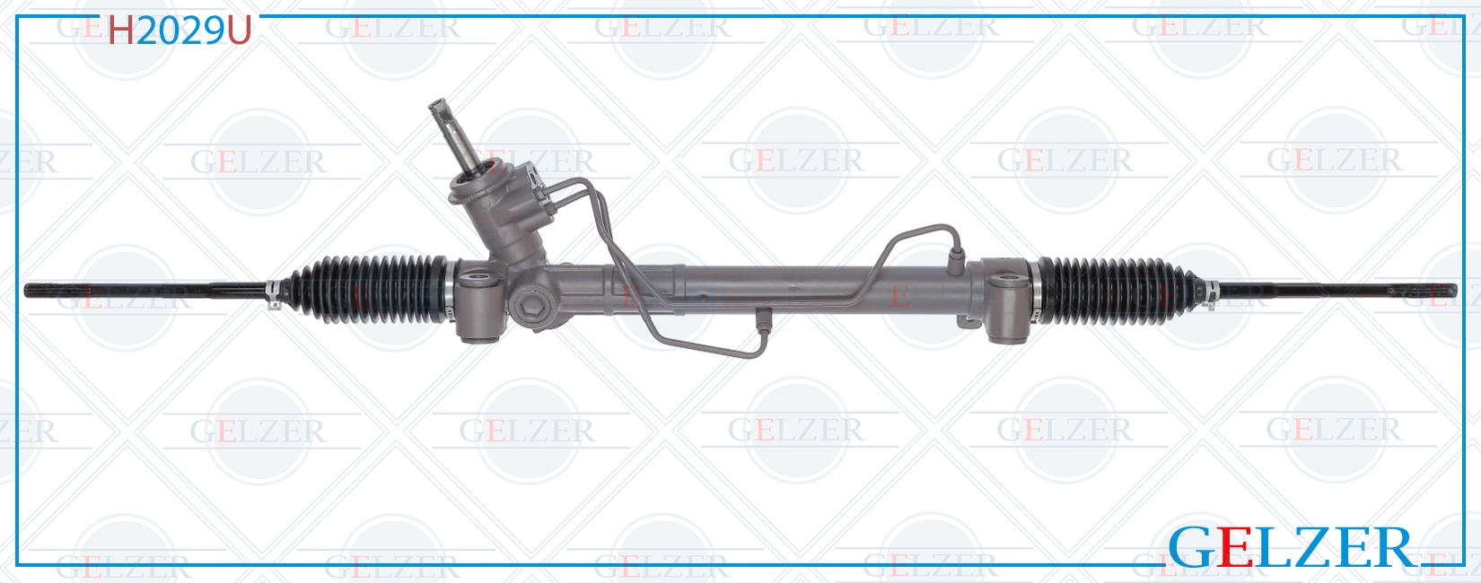 Рулевой механизм ГУР Chevrolet Aveo 2012-, Chevrolet Cobalt 2013-, Ravon R4 2016- (Ориг.восст) - GELZER H2029U