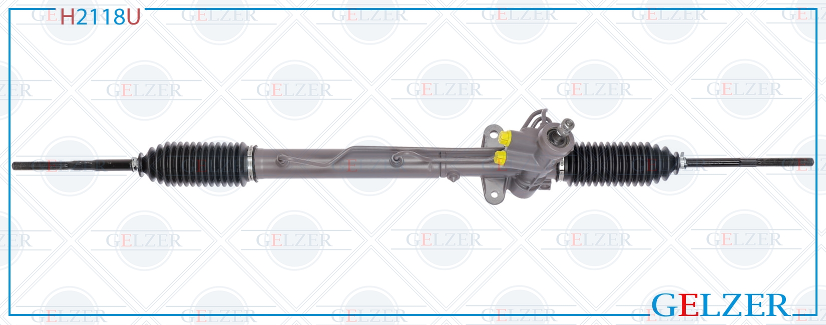 Рулевой механизм ГУР Chrysler Neon 1999-, Chrysler PT Cruiser 2000-, Dodge Neon 1999- (Ориг.восст) - GELZER H2118U