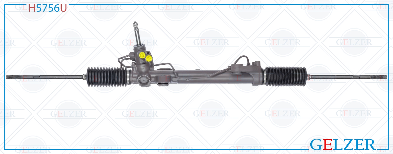 Рулевой механизм ГУР Mitsubishi Grandis 2003- (Ориг.восст) - GELZER H5756U