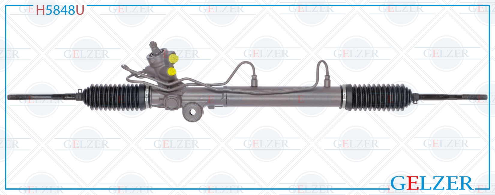 Рулевой механизм ГУР Nissan Teana 2003-2008 (Ориг.восст) - GELZER H5848U