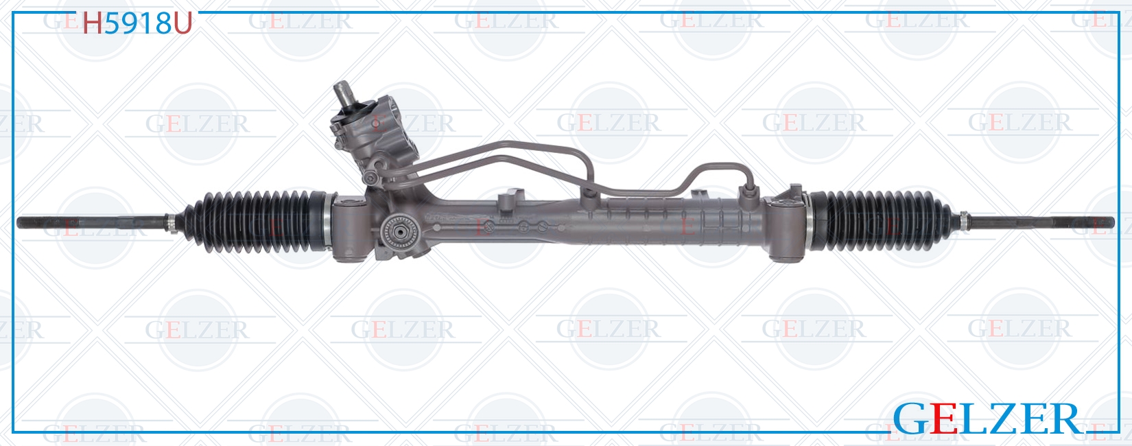 Рулевой механизм ГУР opel Signum 2003-, opel Vectra c 2002- (Ориг.восст) - GELZER H5918U