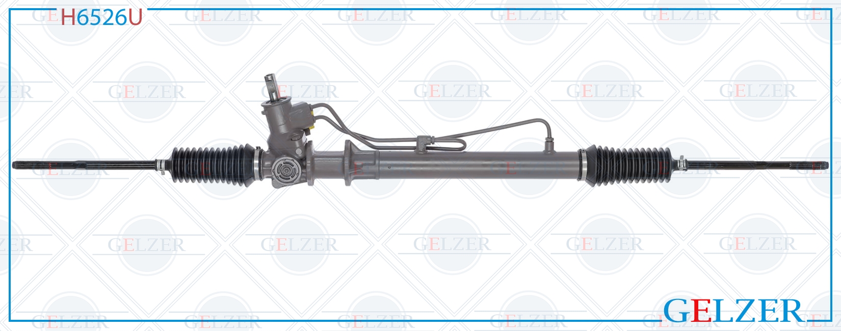 Рулевой механизм ГУР Renault Megane Scenic I, Renault Scenic i (Ориг.восст) - GELZER H6526U