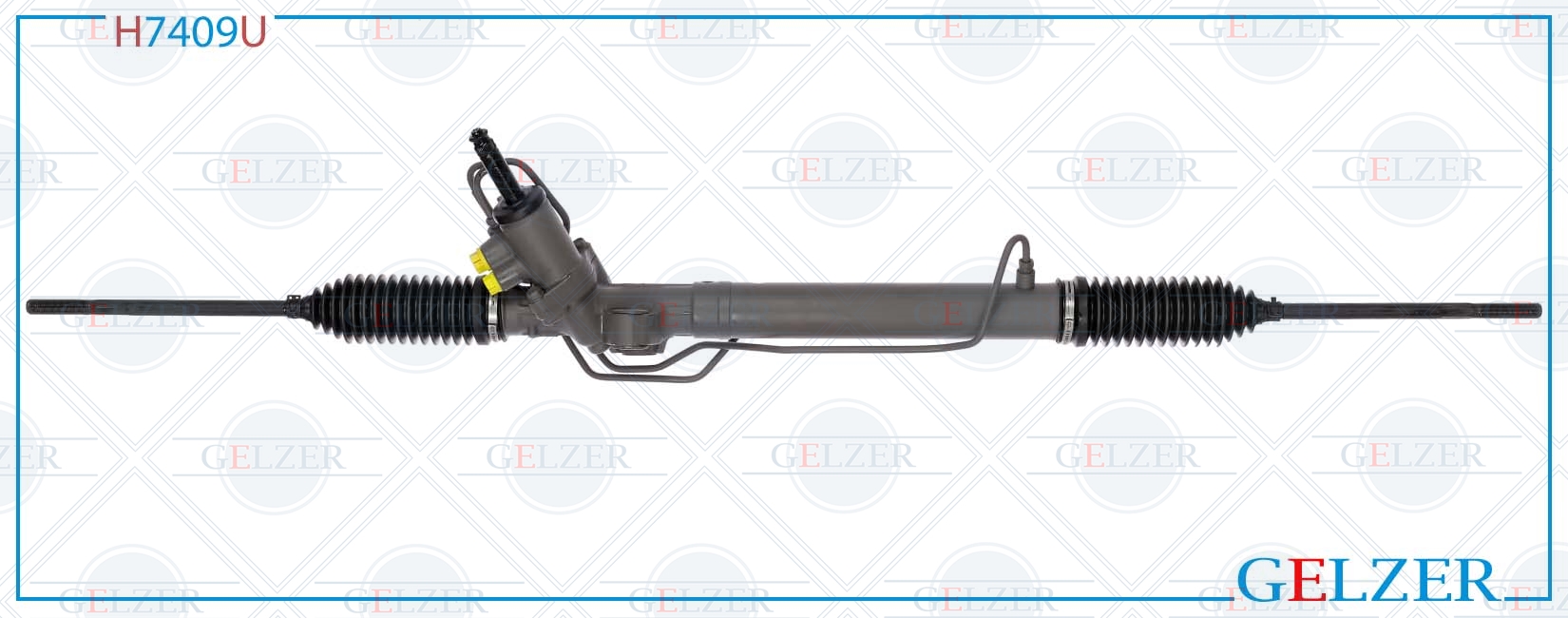 Рулевой механизм ГУР Subaru Tribeca 2005- (Ориг.восст) - GELZER H7409U