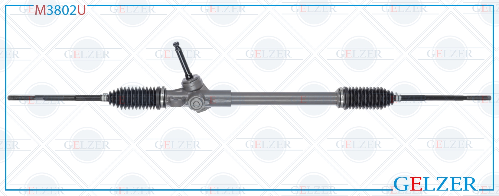 Рулевой механизм мех. под ЭУР Hyundai Getz (Ориг.восст) - GELZER M3802U