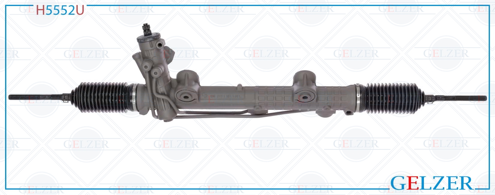 Рулевой механизм ГУР Mercedes e w211 / s211 2002-2009 (Ориг.восст) - GELZER H5552U