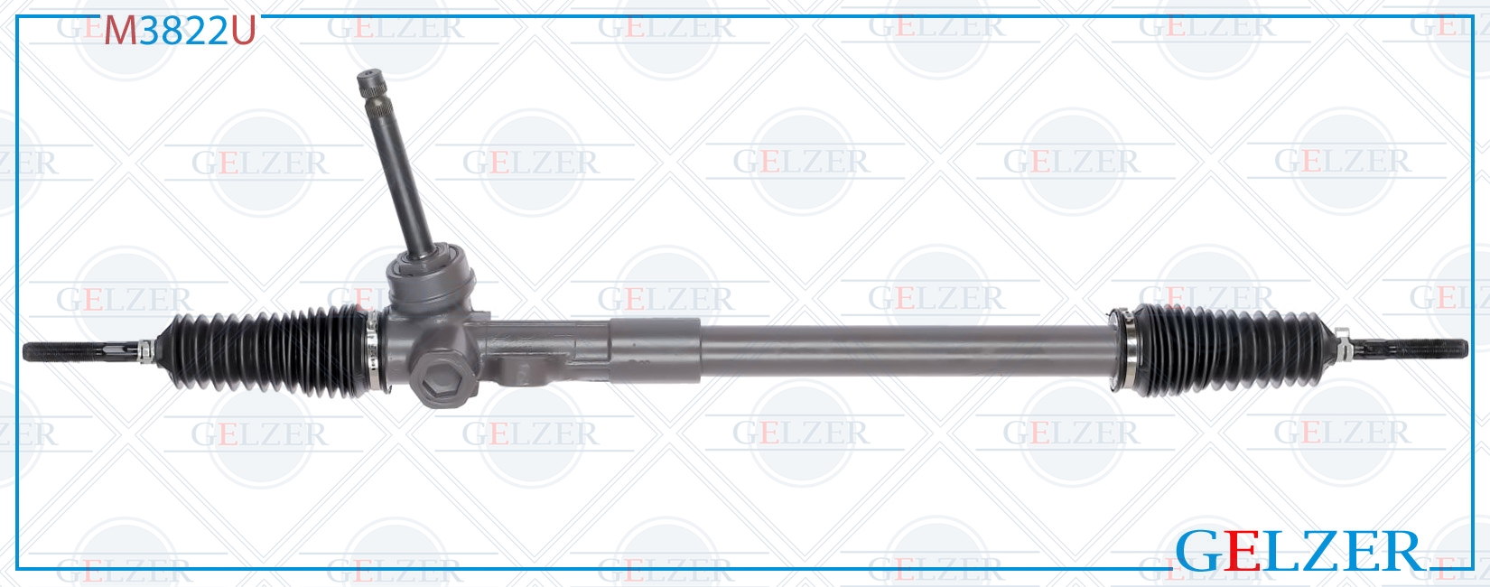 Рулевой механизм мех. Hyundai iX35 2013-2015, Hyundai Tucson 2013-, KIA Sportage 2013- (Ориг.восст) - GELZER M3822U