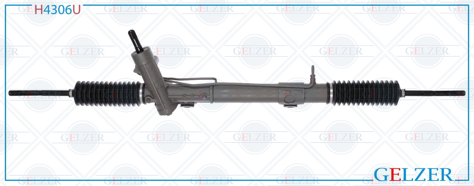 Рулевой механизм ГУР jeep Cherokee, jeep Liberty (Ориг.восст) - GELZER H4306U