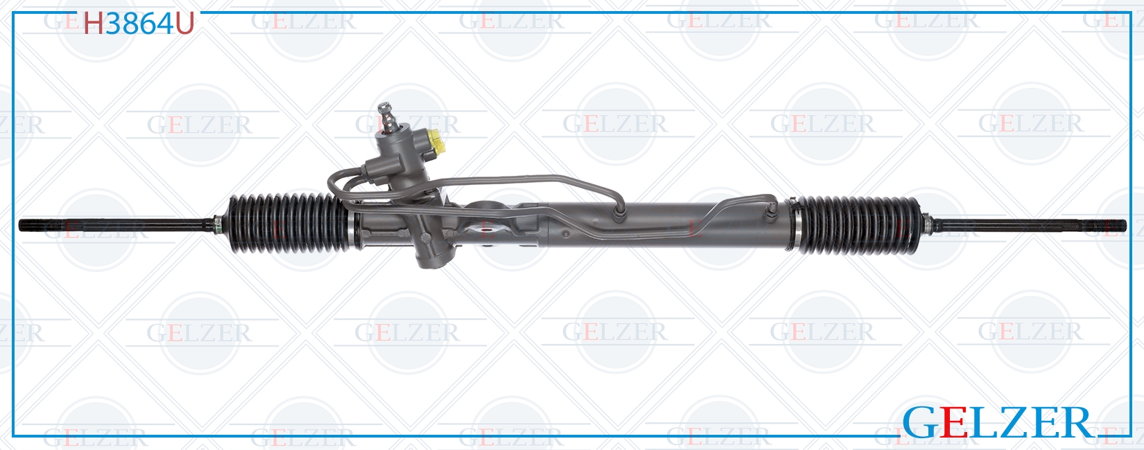 Рулевой механизм ГУР Hyundai h100 2004- (Ориг.восст) - GELZER H3864U
