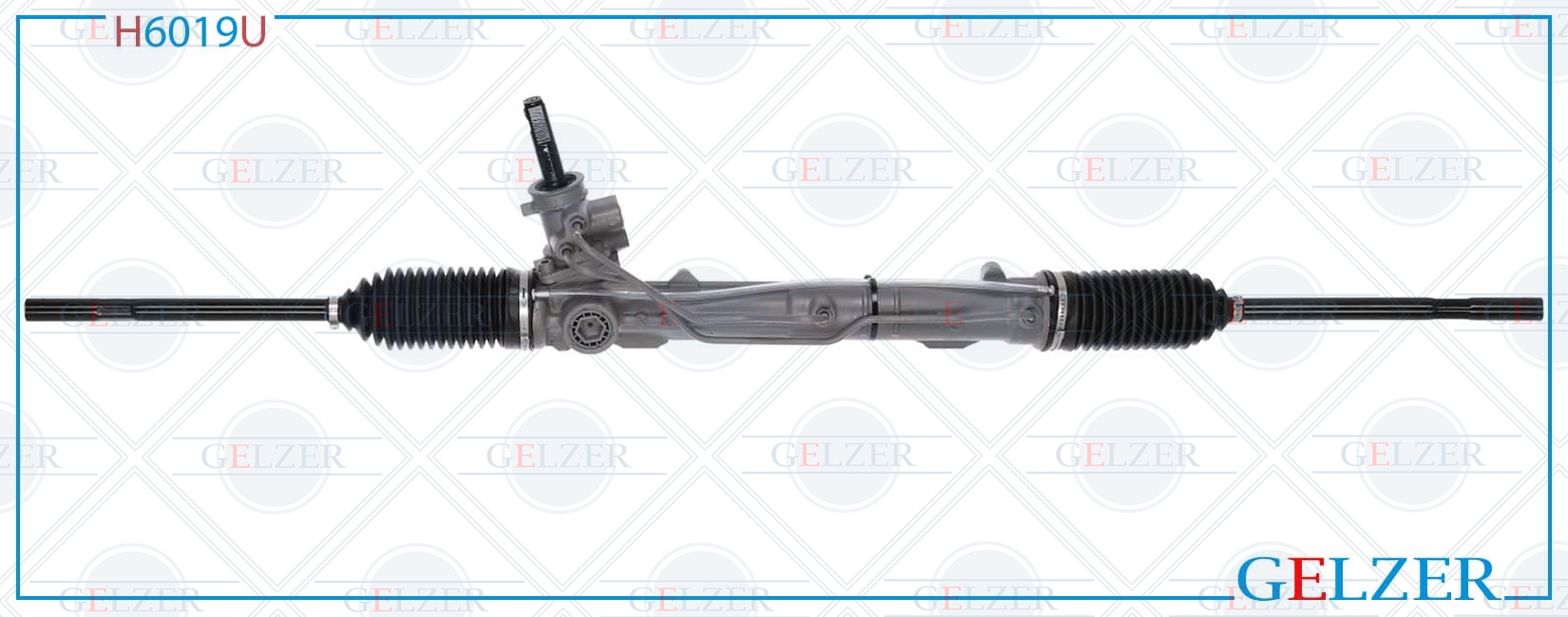 Рулевой механизм ГУР Peugeot 307 2000- (Ориг.восст) - GELZER H6019U
