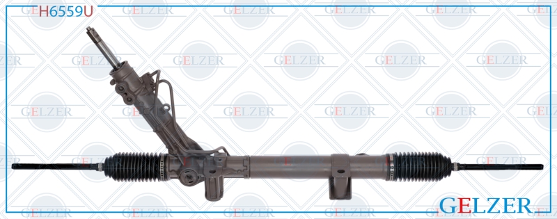 Рулевой механизм ГУР Nissan Primastar 2001-2010, opel Vivaro 2001-, Renault Trafic II 2001- (Ориг.восст) - GELZER H6559U