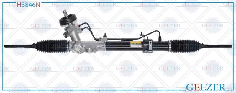 Рулевой механизм ГУР Hyundai Accent IV 2010-2017, Hyundai Solaris 2010-, KIA Rio III 2011- (Нов.Оригинал) - GELZER H3846N
