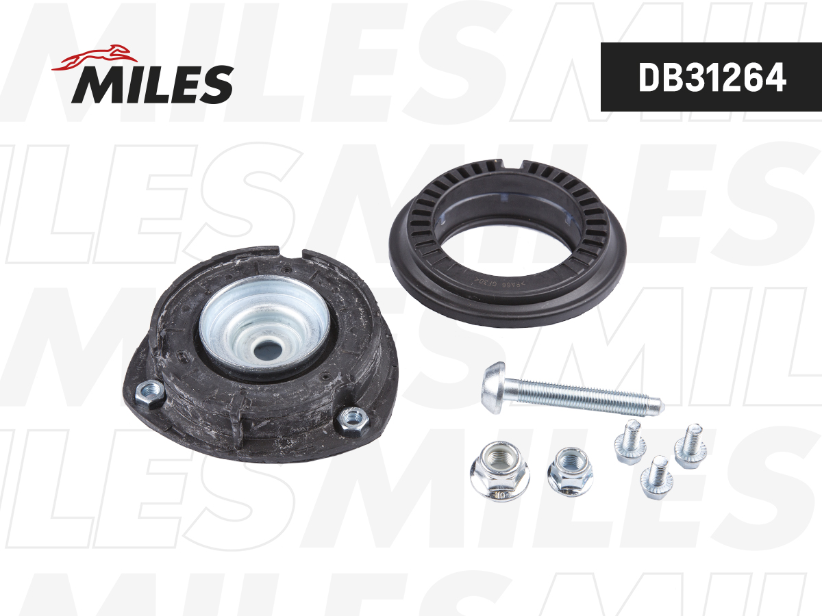Опора амортизатора audi a3/skoda octavia iii/vw golf VII пер. (с подшипником) - Miles DB31264