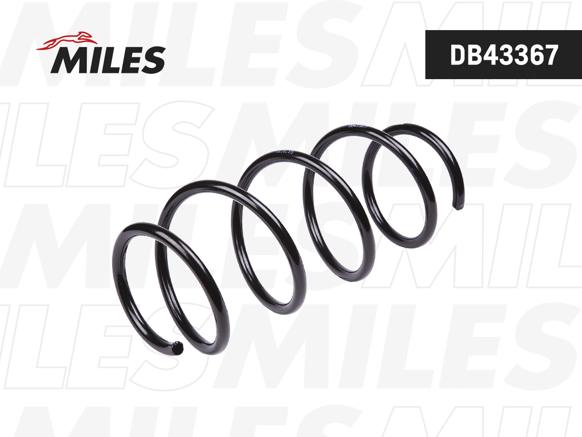 Пружина подвески Renault Megane III 08- передняя - Miles DB43367