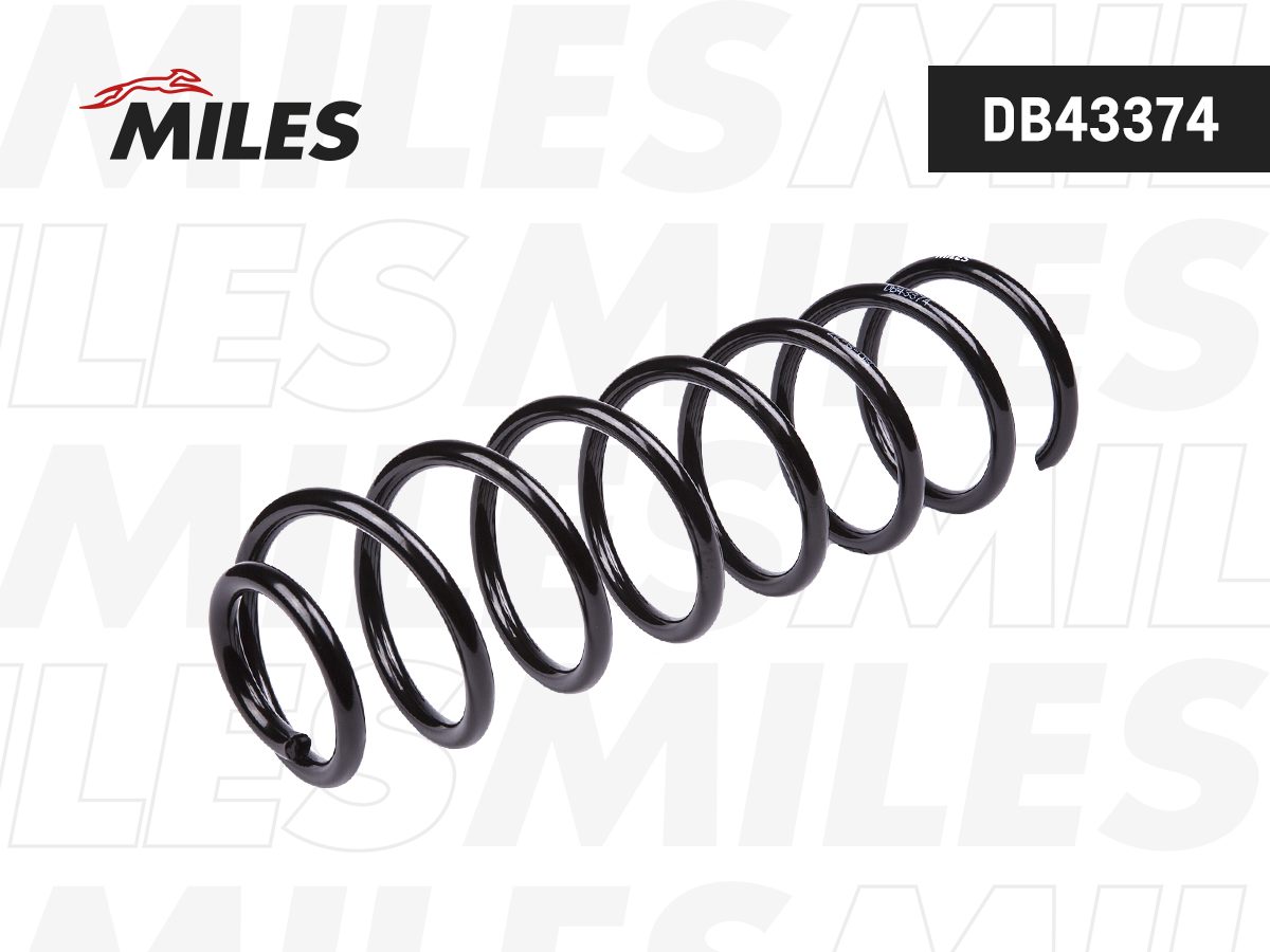 Пружина подвески Audi A4 94- задняя - Miles DB43374