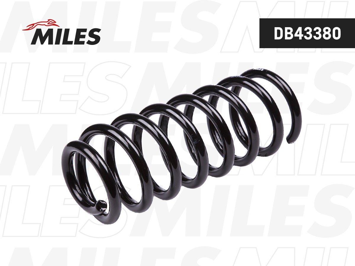 Пружина подвески audi 100 90-94/ A6 94-97 задняя - Miles DB43380