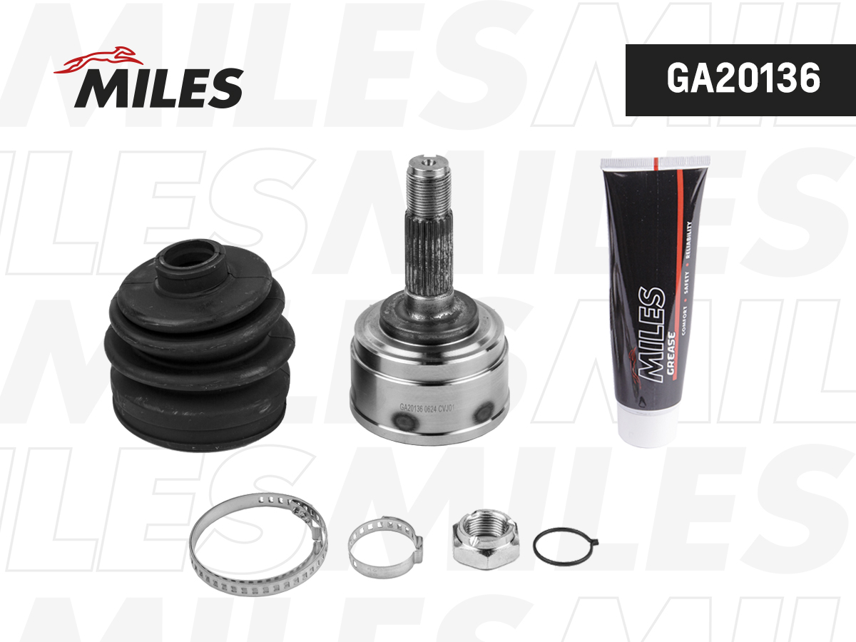 Шрус honda civic 1.2-1.5 83-87 нар. - Miles GA20136
