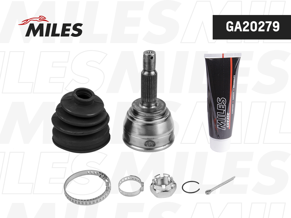 Шрус mitsubishi sigma 2.5 90- нар. - Miles GA20279