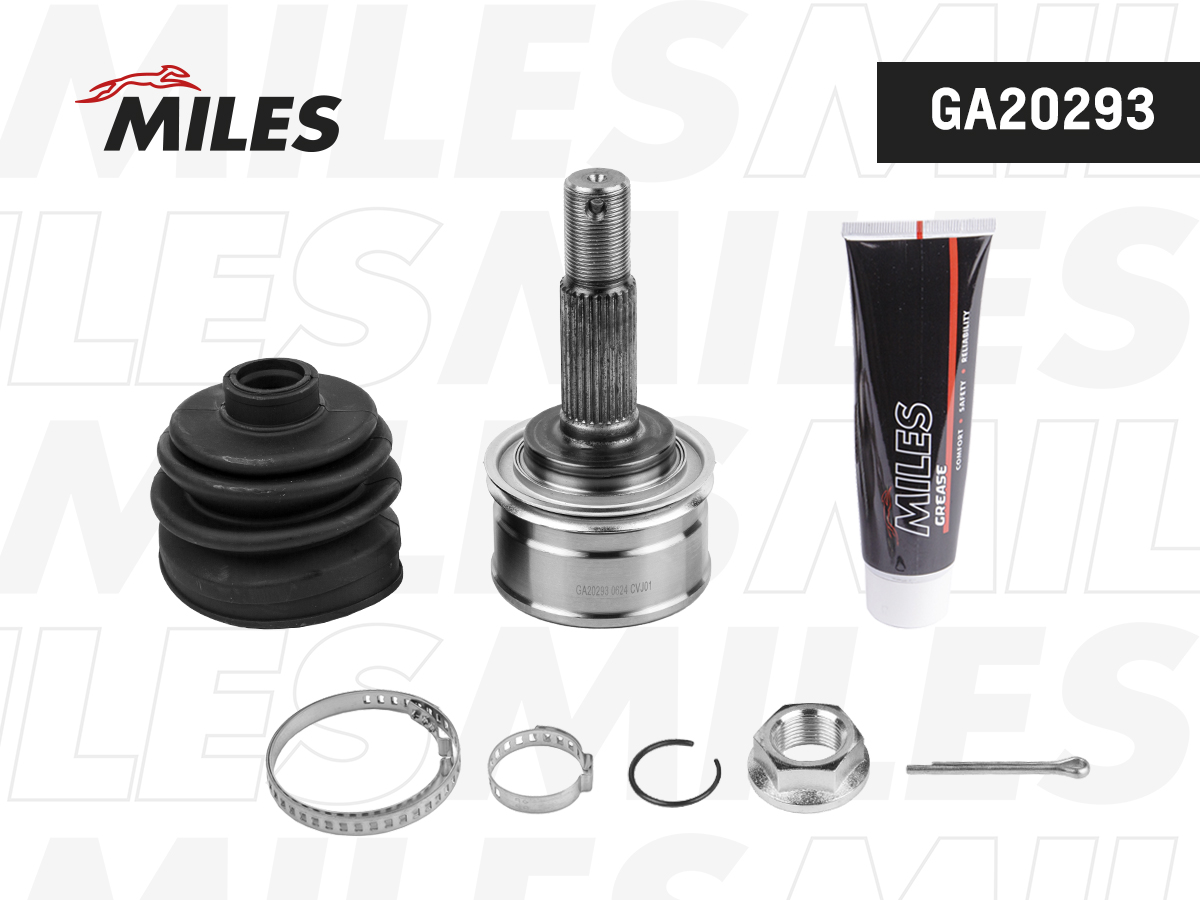 Шрус nissan bluebird 1.6-2.0 83-91 нар. - Miles GA20293