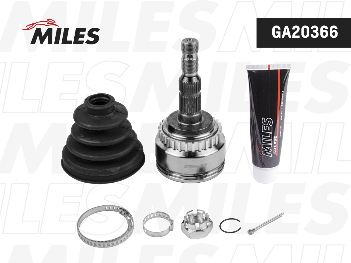Шрус opel vectra 2.2d 00-03 нар. (abs) - Miles GA20366