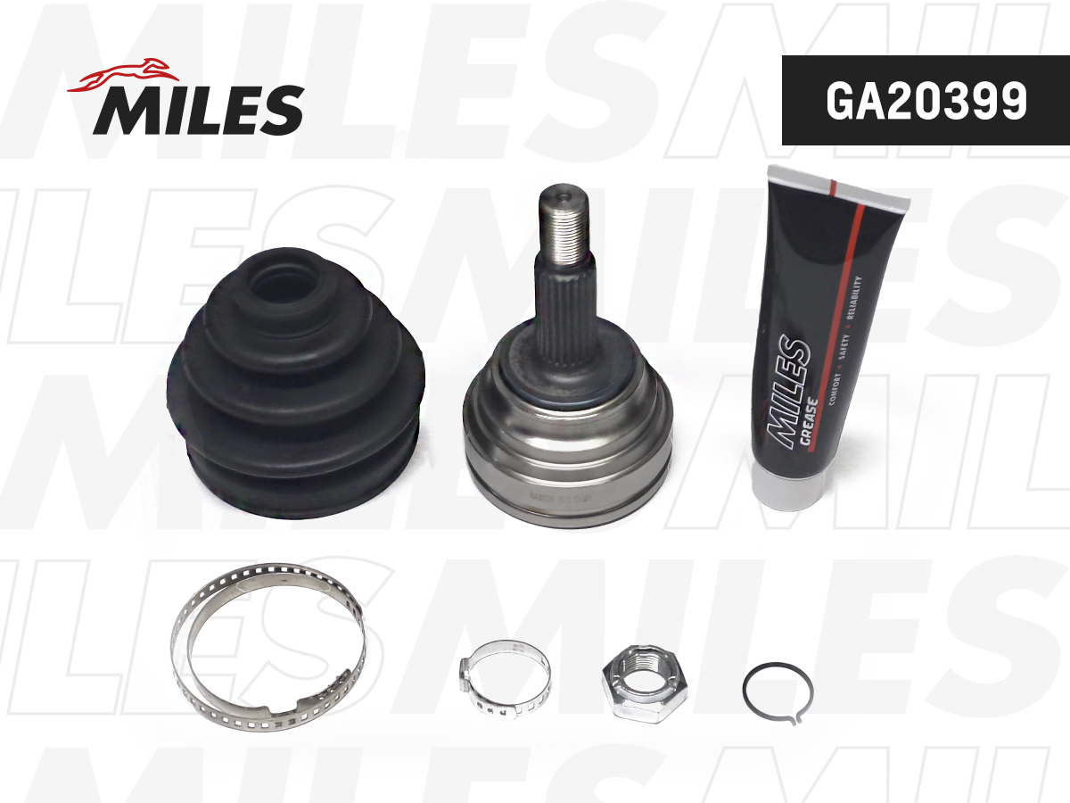 Шрус renault megane/laguna 1.8-2.5d 92-01 нар. - Miles GA20399