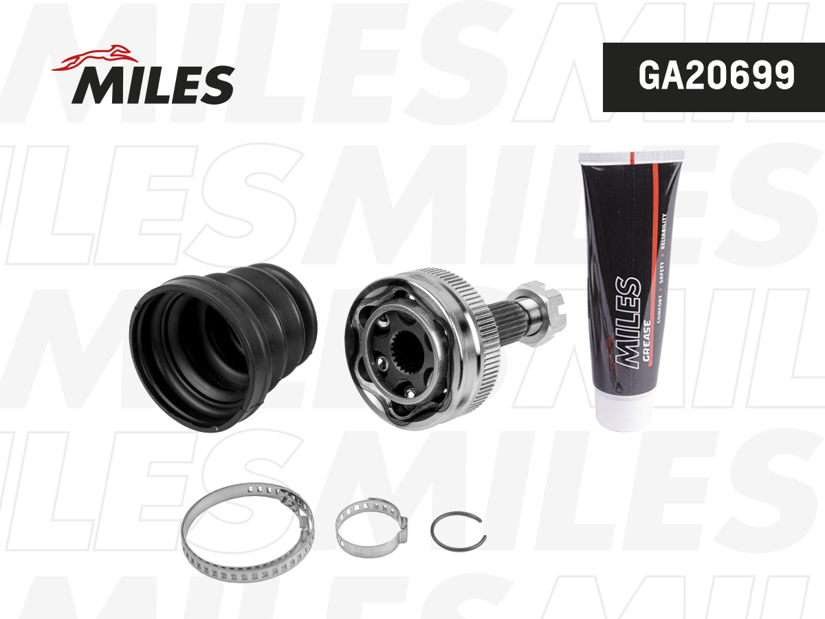 Шрус citroen BX (xb-_) 19 d [162 (xud9), D9A (xud9) , peugeot 405 i (15b) нар. - Miles GA20699
