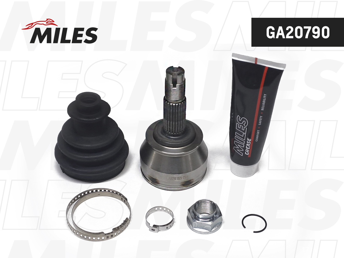 Шрус Fiat Bravo 1.4, 1.9d 07-, Stilo 1.9d/jtd 03-нар. - Miles GA20790