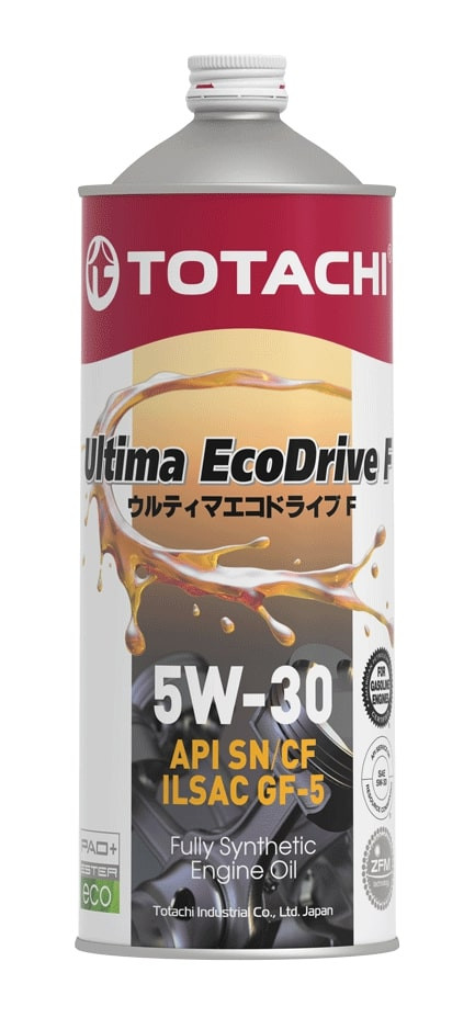 Снят, замена e0301 5w-30 Ultima EcoDrive f sn/cf 1л (синт. мотор. масло) - Totachi 12201