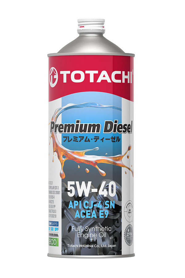 5w-40 Premium Diesel cj-4/sn 1л (синт. мотор. масло) - Totachi 11701