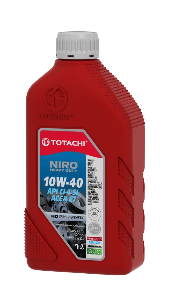 10w-40 niro HD ci-4/sl 1л (полусинт. мотор. масло) - Totachi 1D101