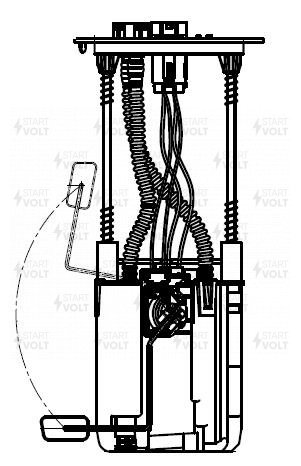 Модуль топливного насоса для а/м Toyota Land Cruiser Prado j120 (02-) 4.0i - STARTVOLT SFM 3011