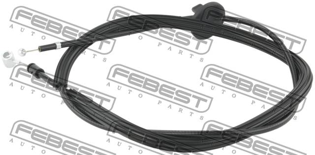 Трос привода открывания замка капота - Febest 23101-JETR
