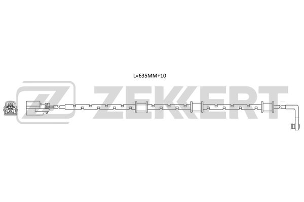 Датчик износа тормозных колодок jaguar xj x351 09- xk x150 09- xf x250 08- Zekkert BS-8123 Ягуар 901₽