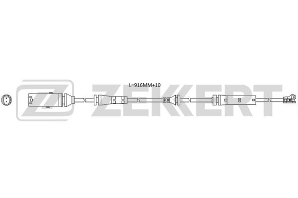 Датчик износа тормозных колодок bmw 5 g30 f90 16- 7 g11 g12 15- 6 g32 17- Zekkert BS-8129 БМВ 874₽