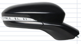 Зеркало прав электр , с подогрев , ук.повор (convex) (Тайвань) - BodyParts VWTUR11450R