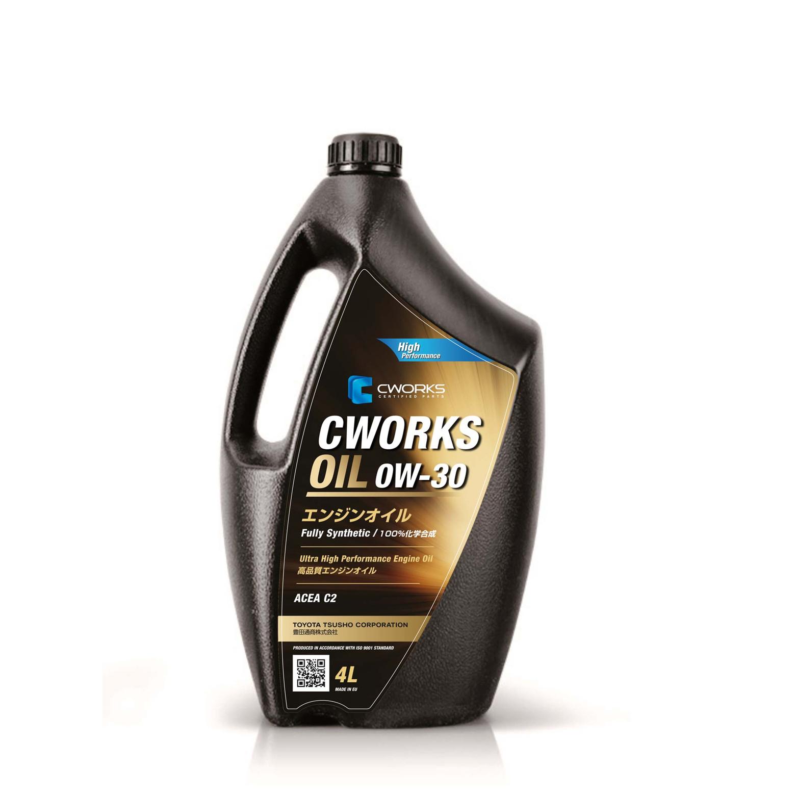 Масло моторное OIL 0w-30 C2, 4L - CWORKS A130R9004
