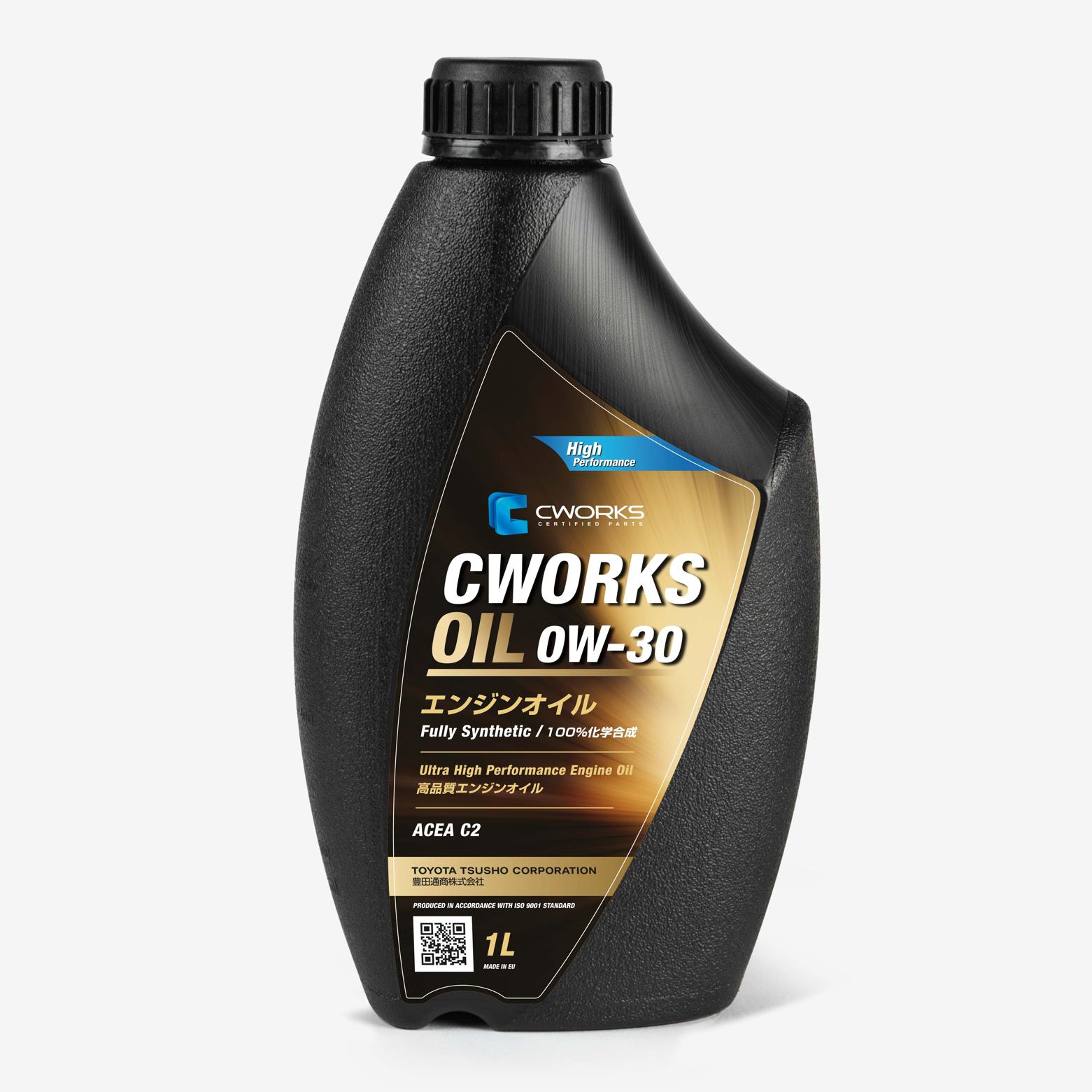 Масло моторное OIL 0w-30 C2, 1L - CWORKS A130R9001