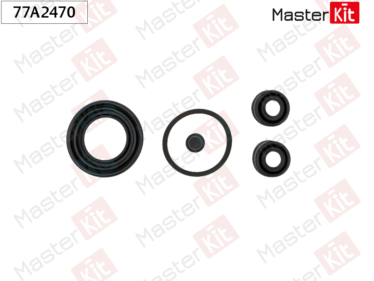 Ремкомплект тормозного суппорта | зад | - Master KiT 77A2470