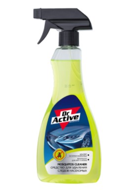 Очиститель кузова Dr. Active Mosquitos Cleaner от следов насекомых, почек 500 мл спрей - SINTEC 802453